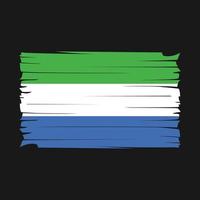 Sierra Leone Flag Vector