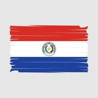 vector de bandera de paraguay