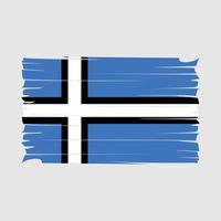 vector de bandera de estonia