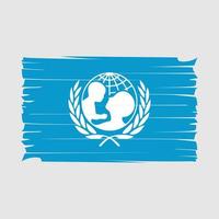 unicef bandera vector