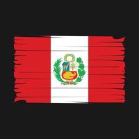 vector de bandera peru