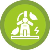 Windmill Vector Icon Design