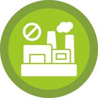 No Fossil Fuels Vector Icon Design