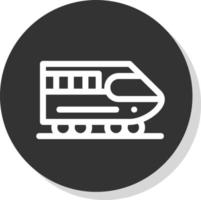 diseño de icono de vector de tren