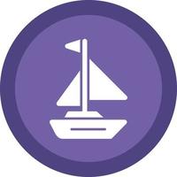 Boat Vector Icon Design