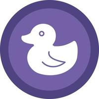 Rubber Duck Vector Icon Design