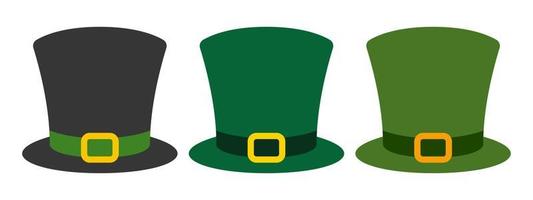 Leprechaun Hat in flat style isolated vector