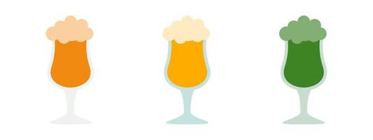 Beer in flat style isolated vector