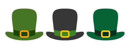 Leprechaun Hat in flat style isolated vector