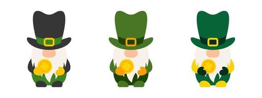 Leprechaun in flat style isolated vector