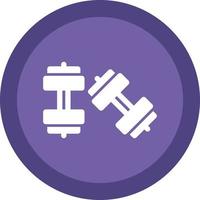 Dumbells Vector Icon Design