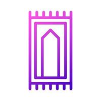 rug icon purple pink style ramadan illustration vector element and symbol perfect.