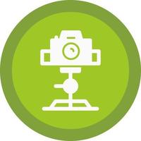 Tripod Camera Vector Icon Design