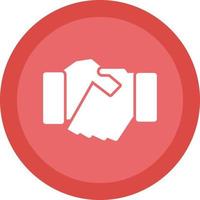 Game Handshake Vector Icon Design