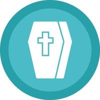 Coffin Vector Icon Design