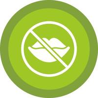 No Speak Vector Icon Design