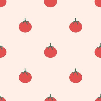 vector sin costura modelo con tomate. vegetal antecedentes.