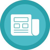 Newspaper Vector Icon Design