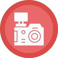 diseño de icono de vector de cámara dslr