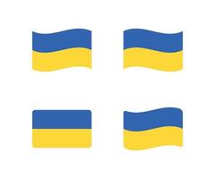 Ukraine national flag. National Independence Day of the republic of Ukraine. vector