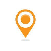 Map pin location icons. Modern map markers .Vector illustration on a white background. Flat design style modern icon, pointer minimal vector symbol, marker sign