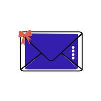 Letter envelope with paper document vector illustration. Closed, open with a message e-mail envelopes. Set mailbox vector icons in flat style. Email Envelope Icon