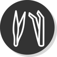 Tweezers Vector Icon Design