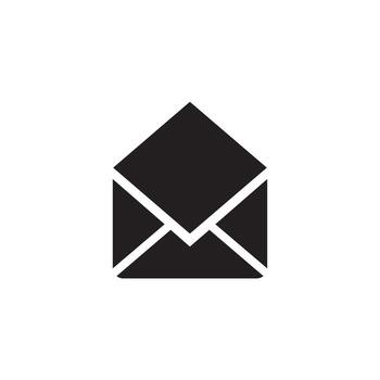Envelope icon vector, email or incoming message. Mail icon vector for web, computer and mobile app. Message envelope line art icon for apps and websites.