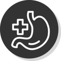 diseño de icono de vector de gastroenterología