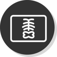 diseño de icono de vector de radiología