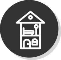 Dolls House Vector Icon Design