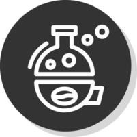 diseño de icono de vector de ciencia de café