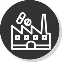 Medicine Factory Vector Icon Design