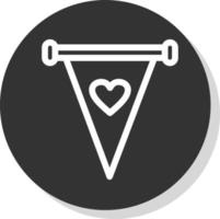 Pennant Vector Icon Design