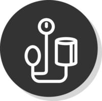Blood Pressure Gauge Vector Icon Design