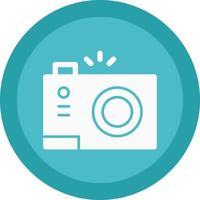 Compact Camera Vector Icon Design