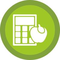 Calorie Calculator Vector Icon Design