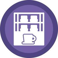 Cafe Showcase Vector Icon Design