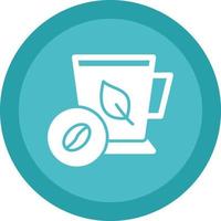 Mint Coffee Vector Icon Design