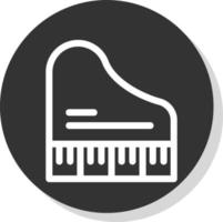 diseño de icono de vector de piano