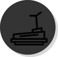 Treadmill Vector Icon Design