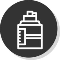 Water Bottle Vector Icon Design