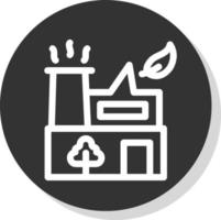 Green Factory Vector Icon Design