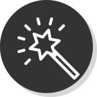 Magic Stick Vector Icon Design