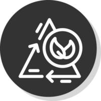 Zero Emission Vector Icon Design