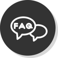 FAQ Vector Icon Design