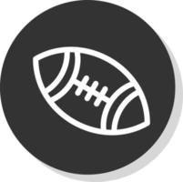 American Football Vector Icon Design