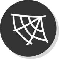 Spider Web Vector Icon Design