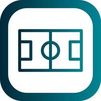 Football Field Vector Icon Design
