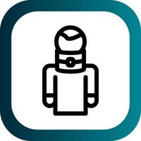Broken Neck Vector Icon Design